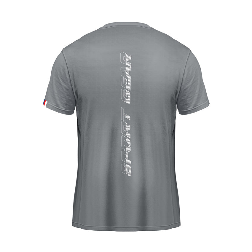Grey Yuth-Sport Gear T-Shirt Back