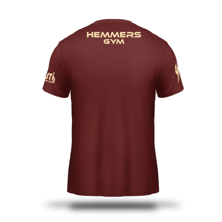 Yuth X Hemmers Gym Training T-Shirt - Fight.ShopT-ShirtYuth x Hemmers GymMaroonXS