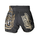Black/Gold Danger Equipment Muay Thai Short Back