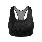 Black Danger Equipment Women's Sport Bra Front