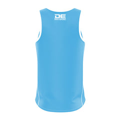 Powder Blue Danger Equipment Basketball Jersey Back