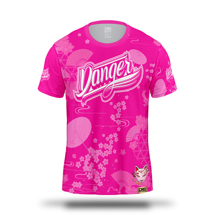 Pink Danger Equipment Fantasy Kids T-Shirt Front