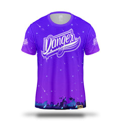 Purple Danger Equipment Astronaut Kids T-Shirt Front