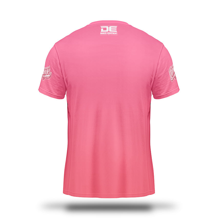 Pink Danger Equipment Kids T-Shirt Back