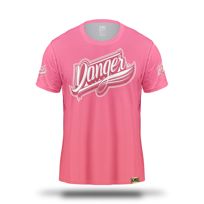 Pink Danger Equipment Kids T-Shirt Front