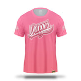 Pink Danger Equipment Kids T-Shirt Front