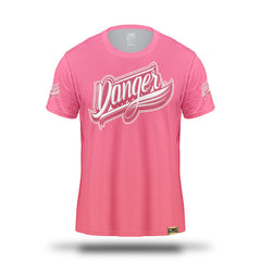 Pink Danger Equipment Kids T-Shirt Front