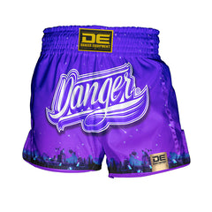 Purple Danger Equipment Astronaut Kids Muay Thai Short Front