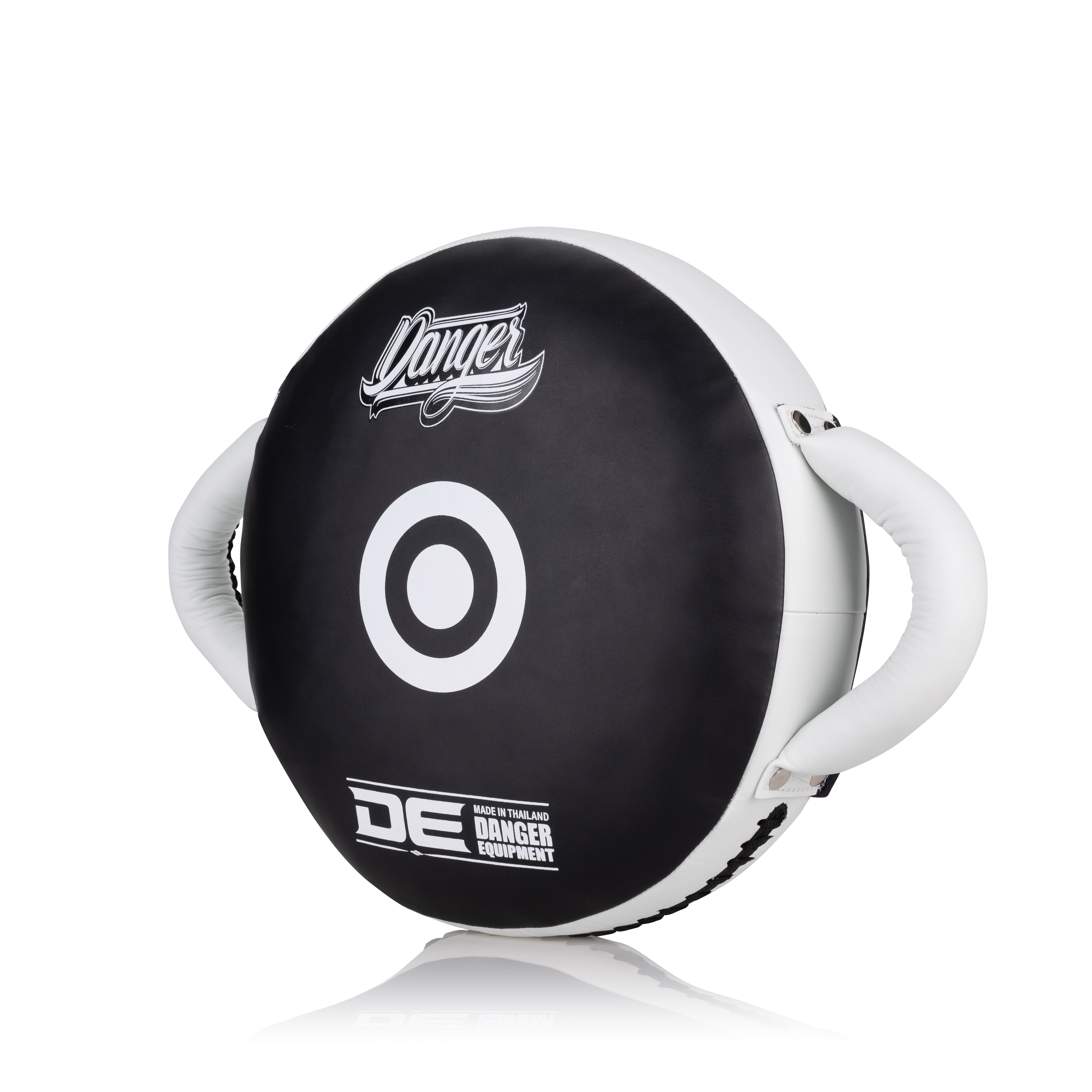 Black/White Danger Equipment Boxing Shield Side