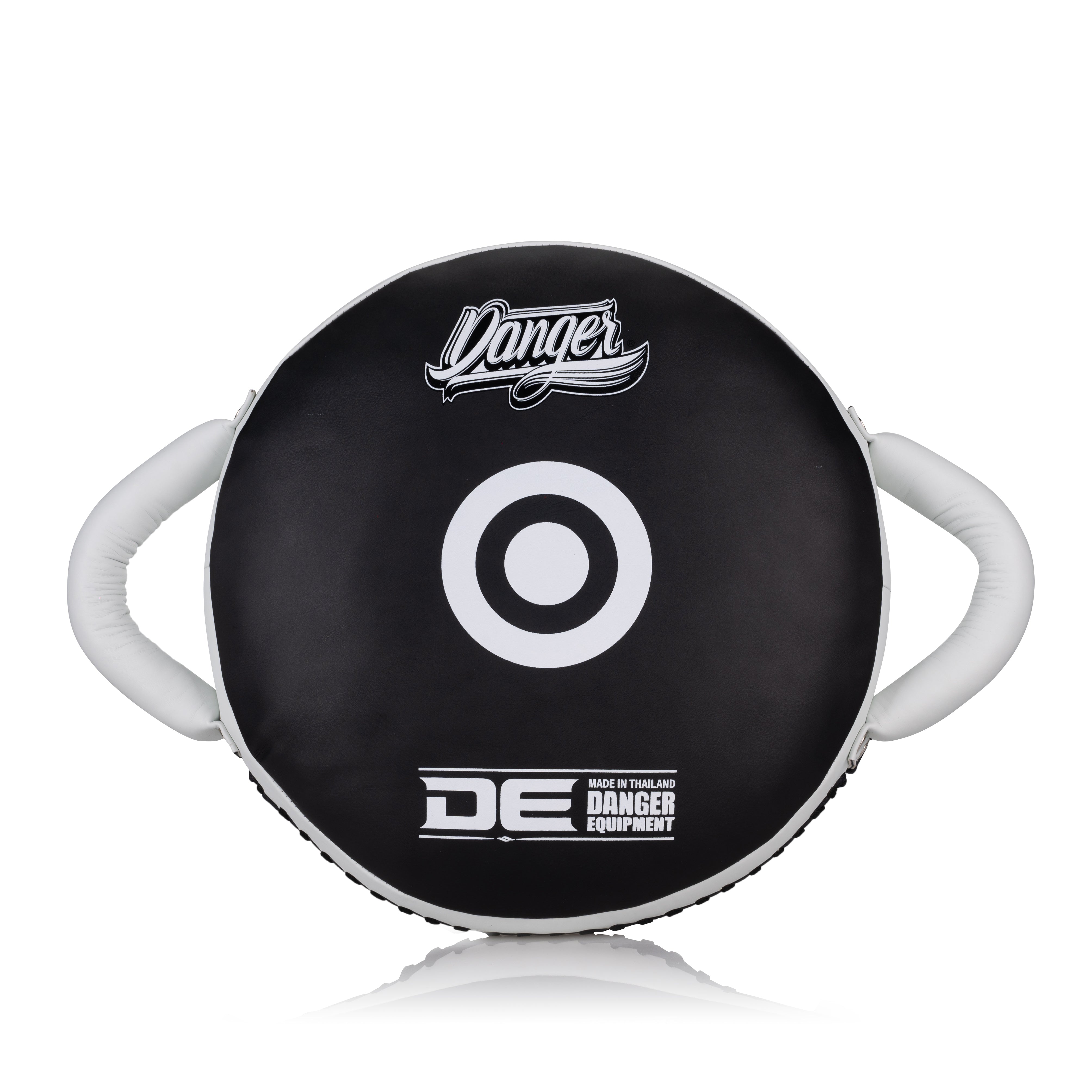 Black/White Danger Equipment Boxing Shield Front