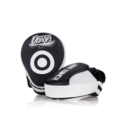 Black/White Danger Equipment Impact Focus Mitts Front/Side