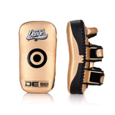 Gold/Black Danger Equipment Professional Thai Pads Front/Side