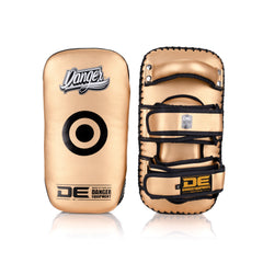 Gold/Black Danger Equipment Professional Thai Pads Front/Back