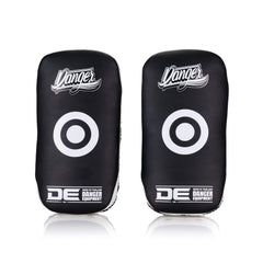 Black/White Danger Equipment Professional Thai Pads Front