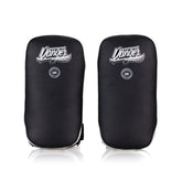 Black/White Danger Equipment Semi-Curved Thai Pads Front