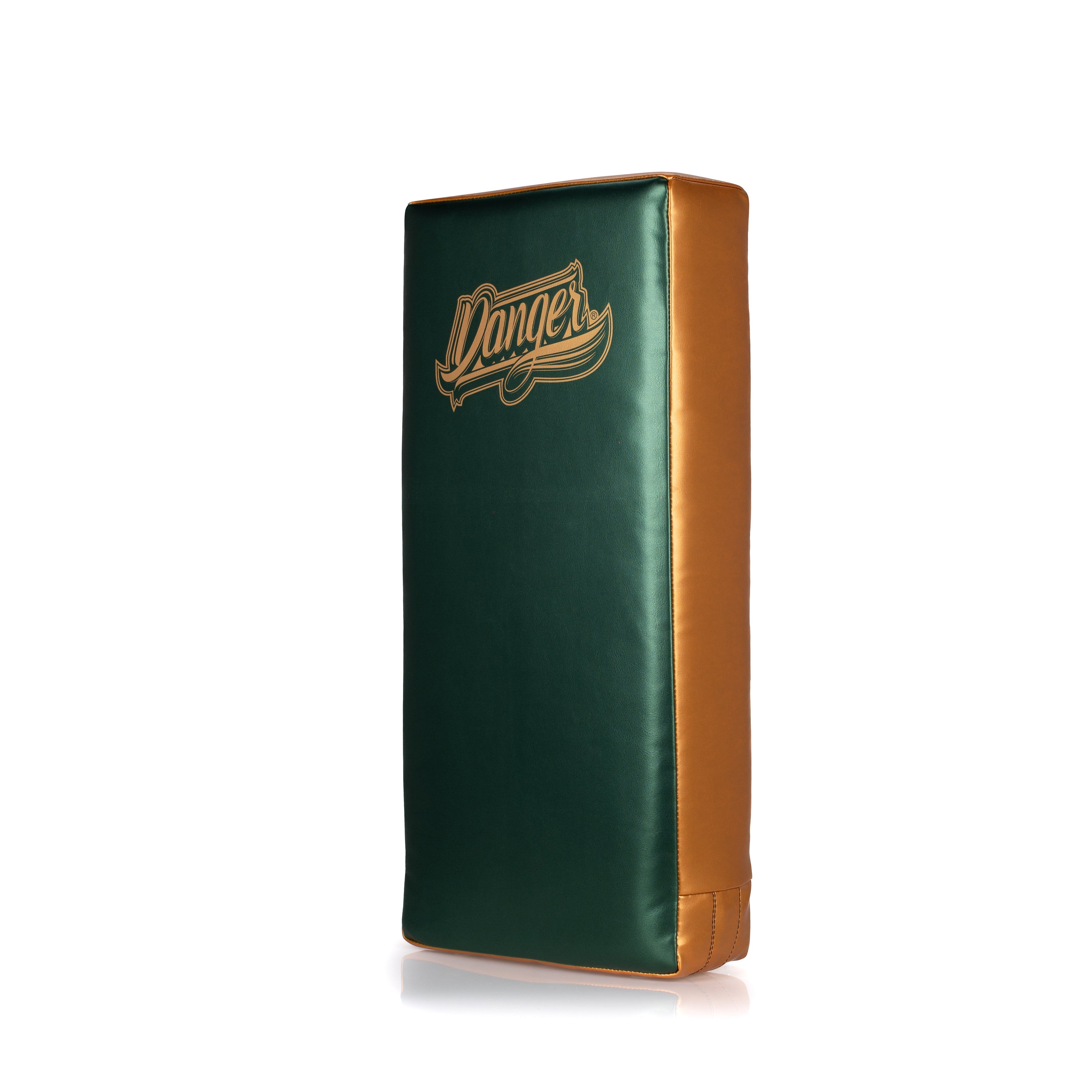 Green/Brown Danger Equipment Kick Shield Side