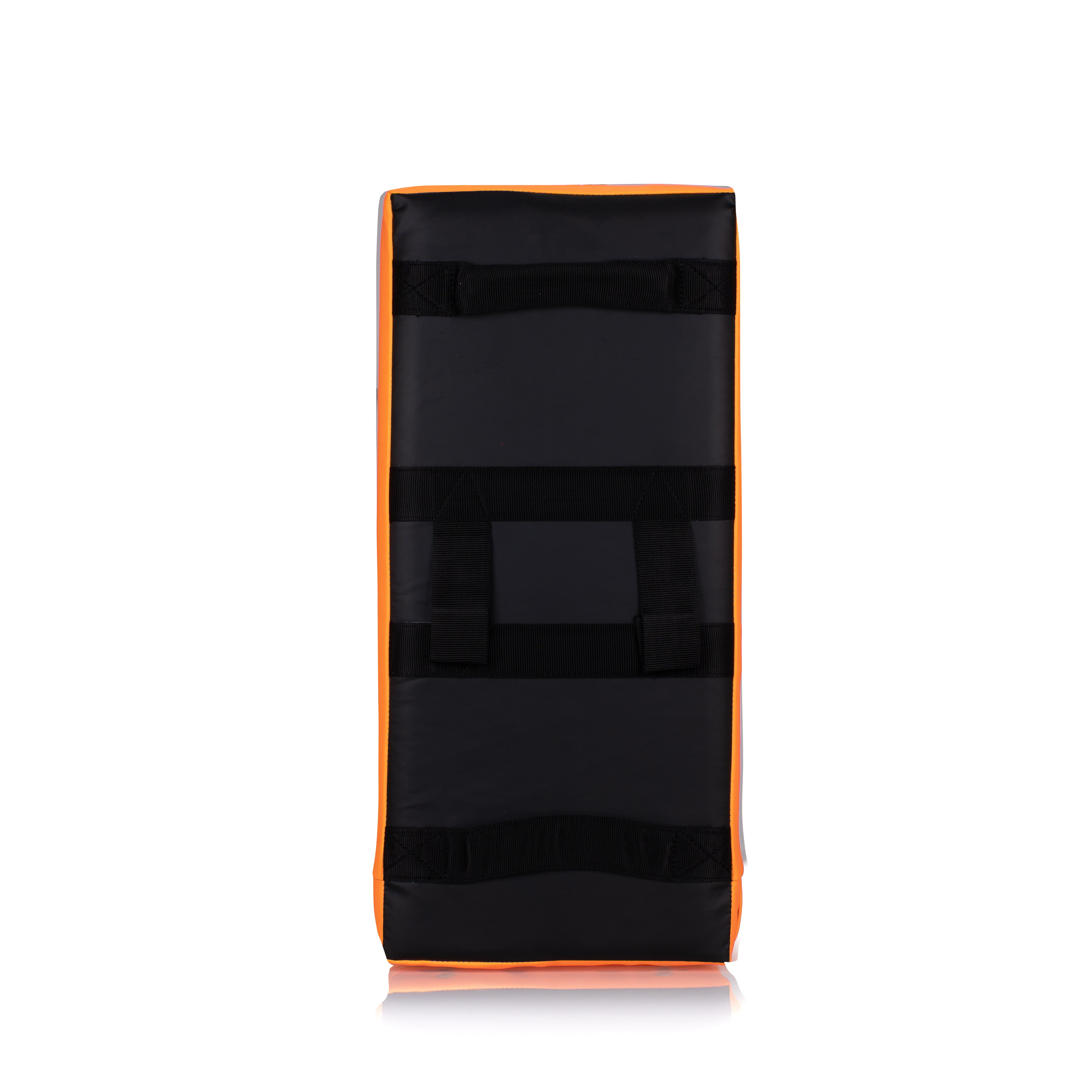 Black/Orange Danger Equipment Kick Shield Back