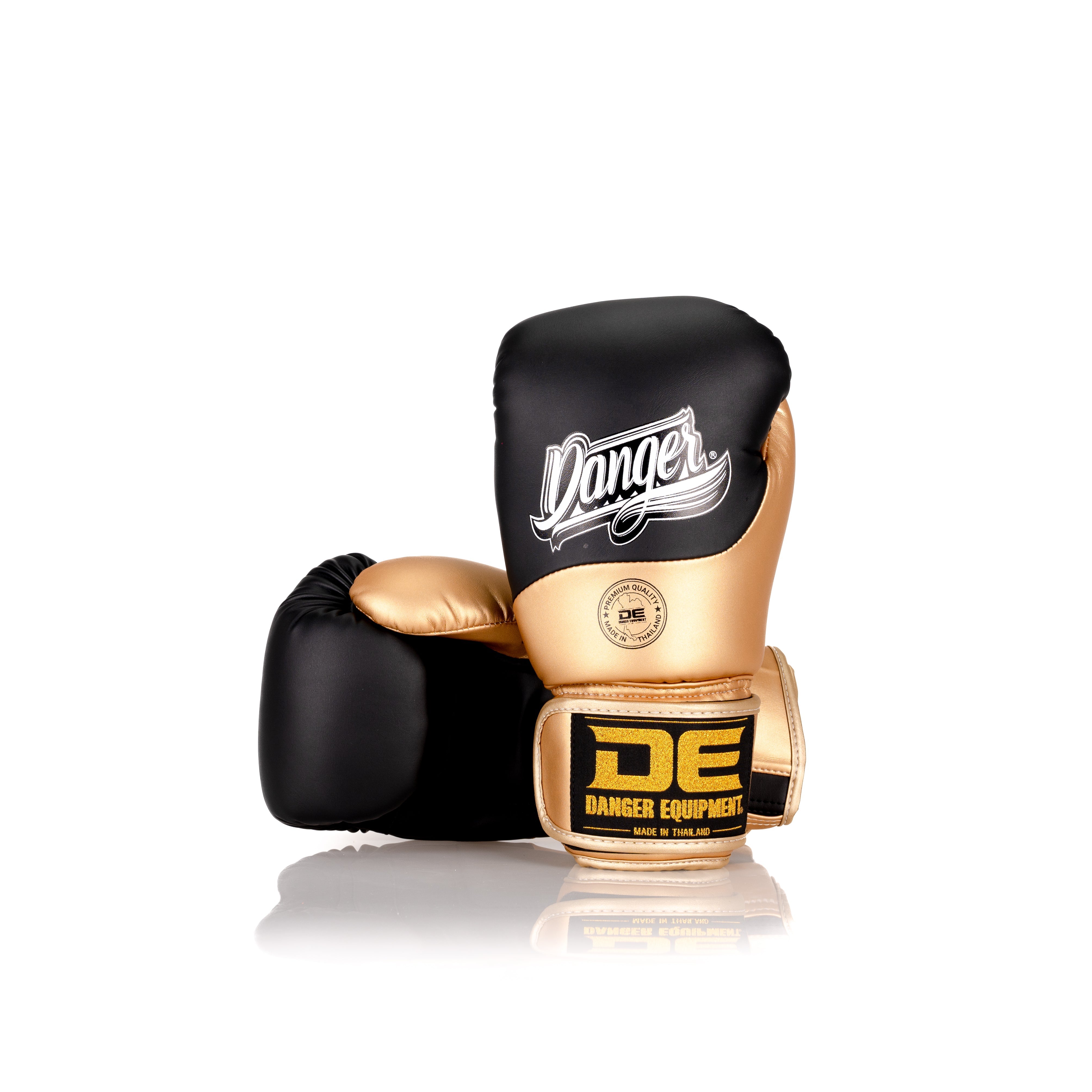 Gold Danger Equipment Supermax 2.0 Boxing Gloves Front/Back