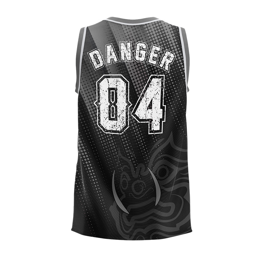 Grey Danger Equipment Sleeveless Training Lycra Back