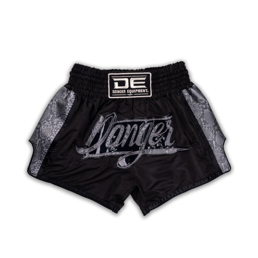 Black Danger Equipment Wild Line Muay Thai Short Front