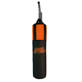 Orange/Black Danger Equipment Classic Thai Punching Bag Unfilled Front