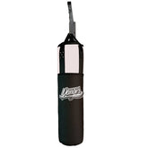 Black/White Danger Equipment Classic Thai Punching Bag Unfilled Front