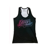 Black/Tri Color Danger Equipment Women Singlets Front