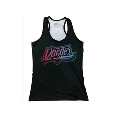 Black/Tri Color Danger Equipment Women Singlets Front