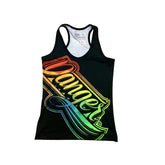 Black/Grande Danger Equipment Women Singlets Front