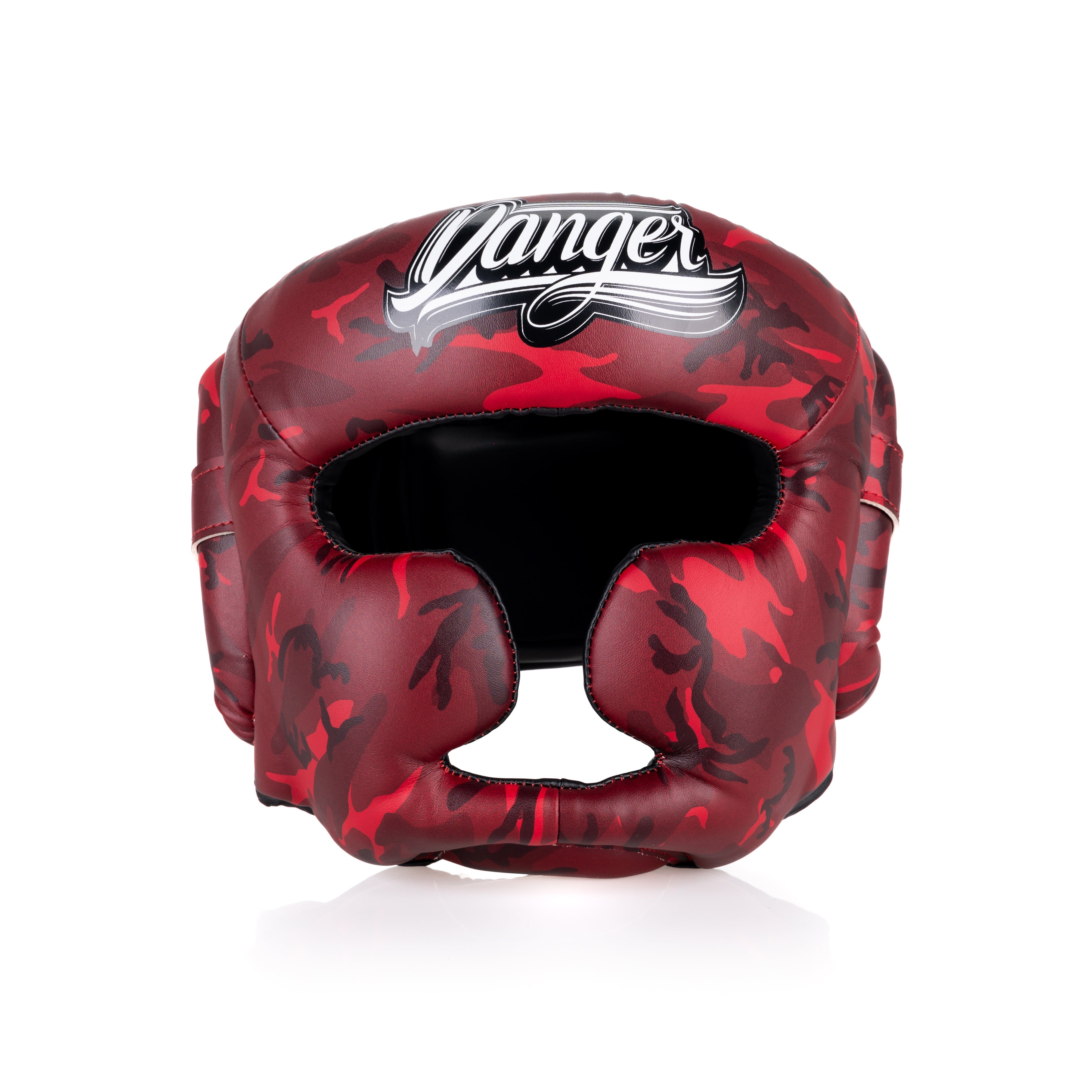 Red Danger Equipment Army Edition Head Guard Front