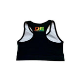 Black/Grande Danger Equipment Women's Sports Bra Back