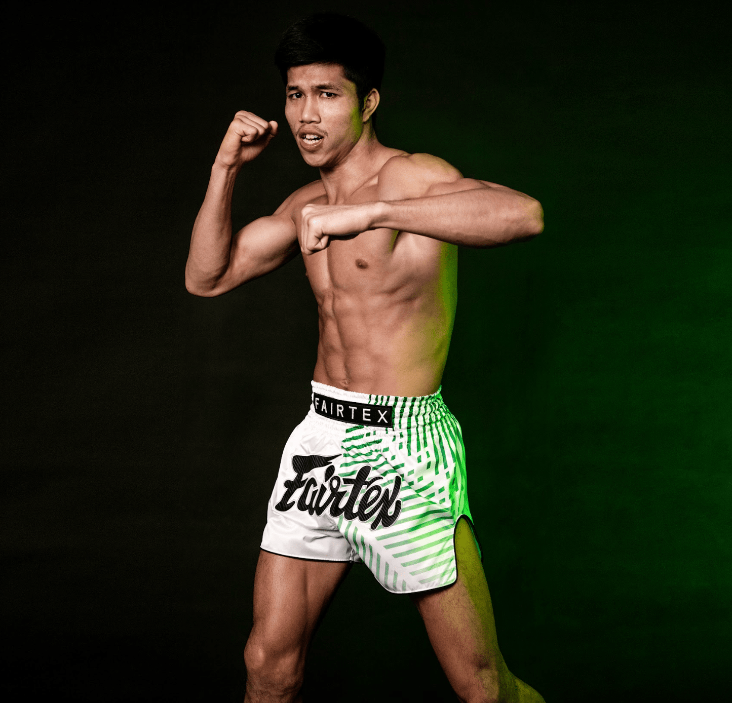 Fairtex BS1923 Racer White Muay Thai Shorts - Fight.ShopMuay Thai ShortFairtexXS