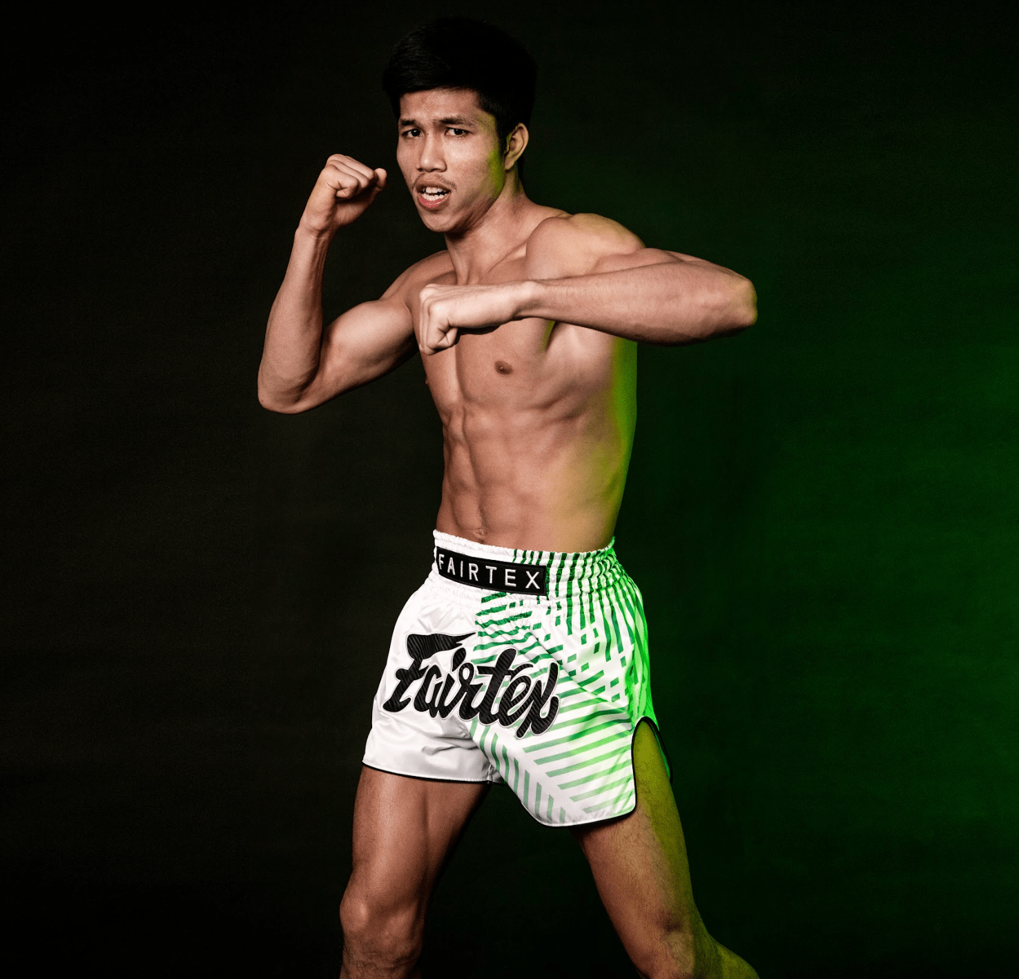 Fairtex BS1923 Racer White Muay Thai Shorts - Fight.ShopMuay Thai ShortFairtexXS