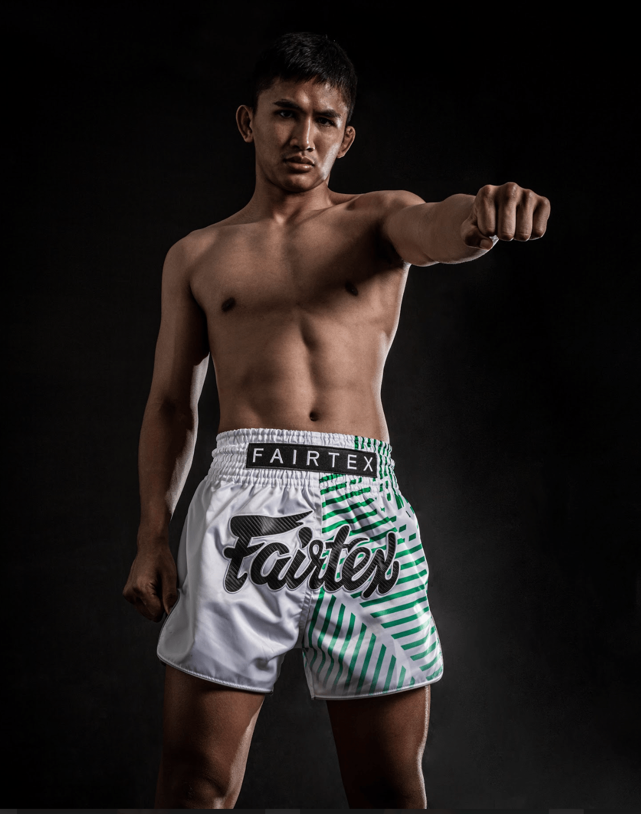 Fairtex BS1923 Racer White Muay Thai Shorts - Fight.ShopMuay Thai ShortFairtexXS