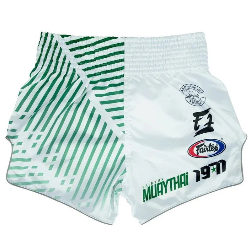 Fairtex BS1923 Racer White Muay Thai Shorts - Fight.ShopMuay Thai ShortFairtexXS