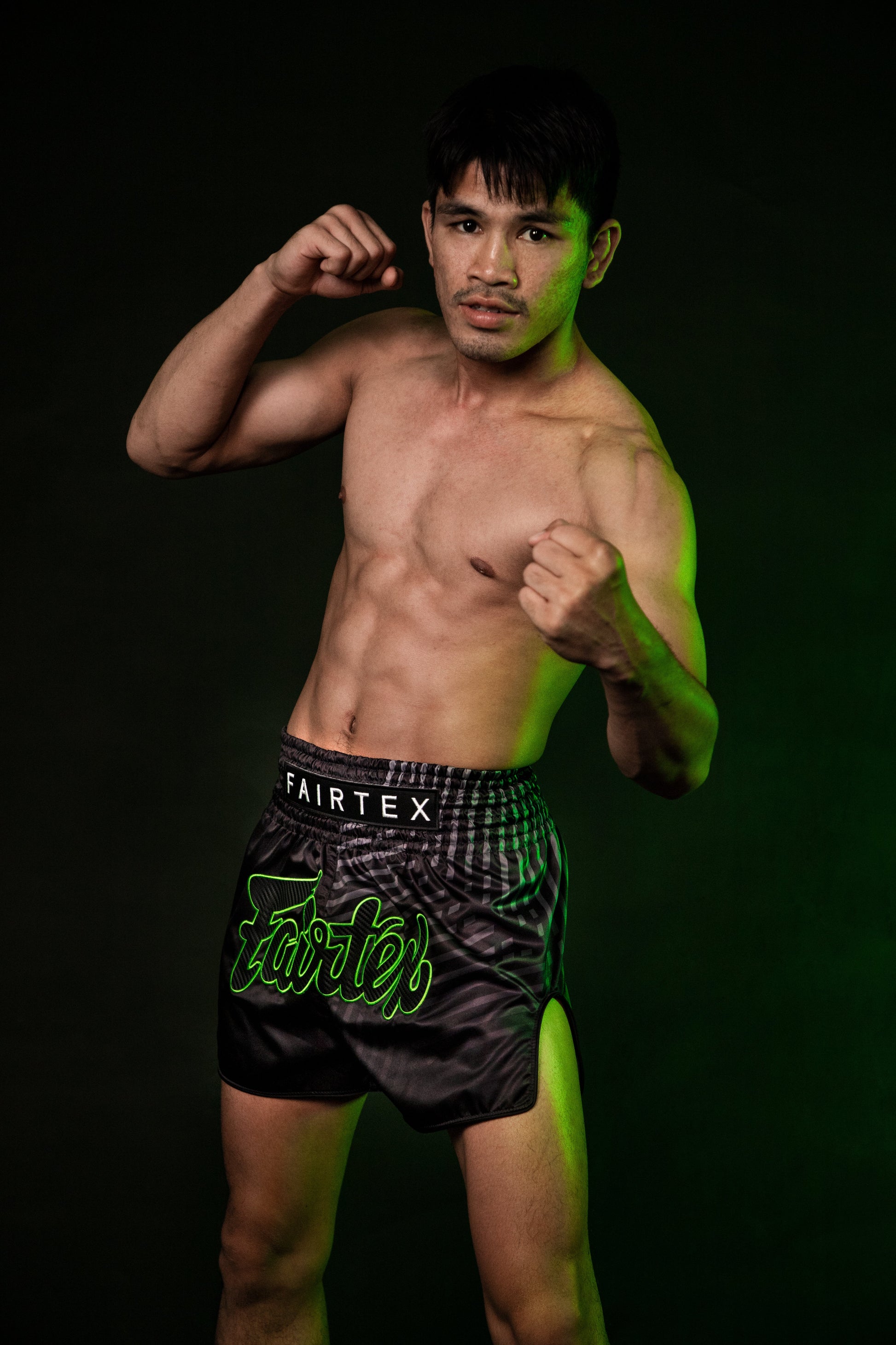 Fairtex BS1924 Racer Black Muay Thai Shorts - Fight.ShopMuay Thai ShortFairtexXS