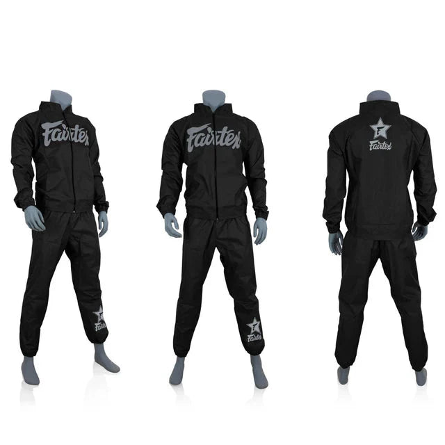 Fairtex VS3 Vinyl Sweat Suit - Fight.ShopSweat SuitFairtexBlack/GreyS