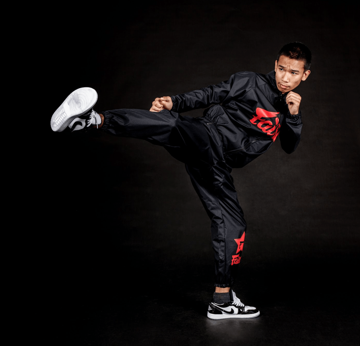 Fairtex VS3 Vinyl Sweat Suit - Fight.ShopSweat SuitFairtexBlack/RedS