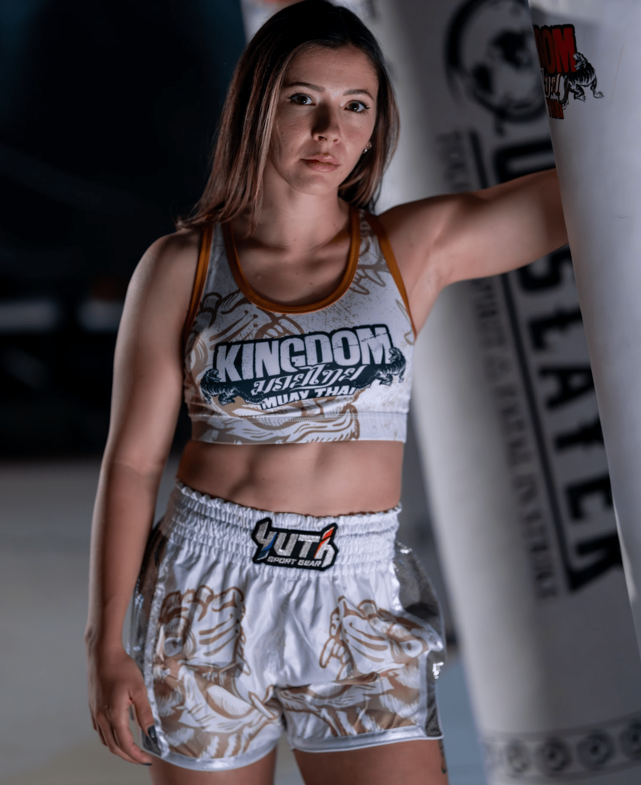 Kingdom Muay Thai Short - Fight.ShopMuay Thai ShortKingdom Muay ThaiWhiteXS