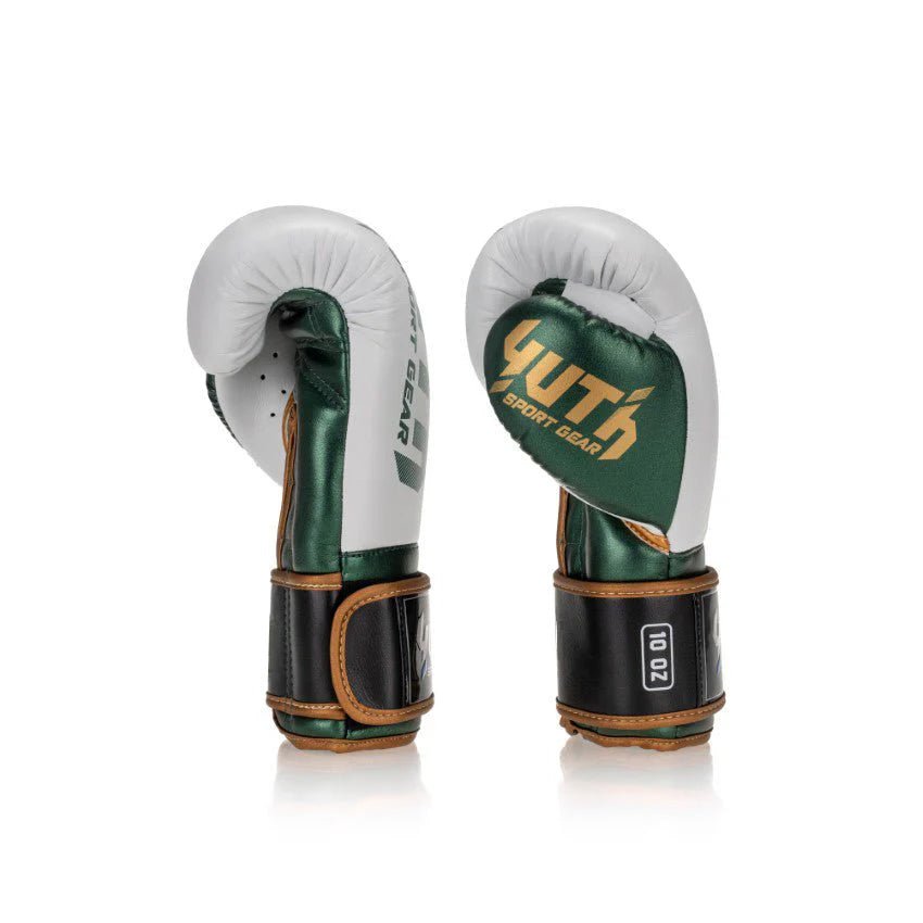 WBC X Yuth Hybrid Competition Boxing Gloves - Fight.ShopBoxing GlovesYuth X WBCWhite/Green8oz