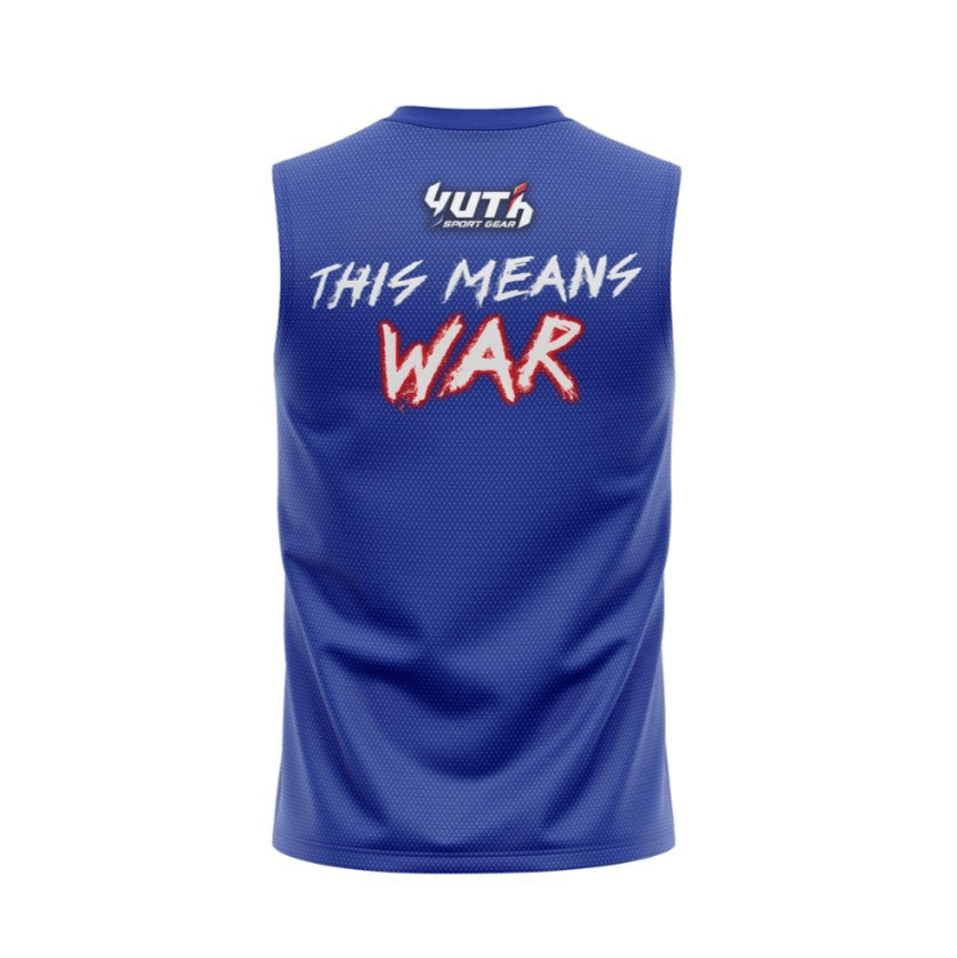 Yuth Men's Chest Sleeveless Shirt - Fight.ShopJerseyYuthBlueXS