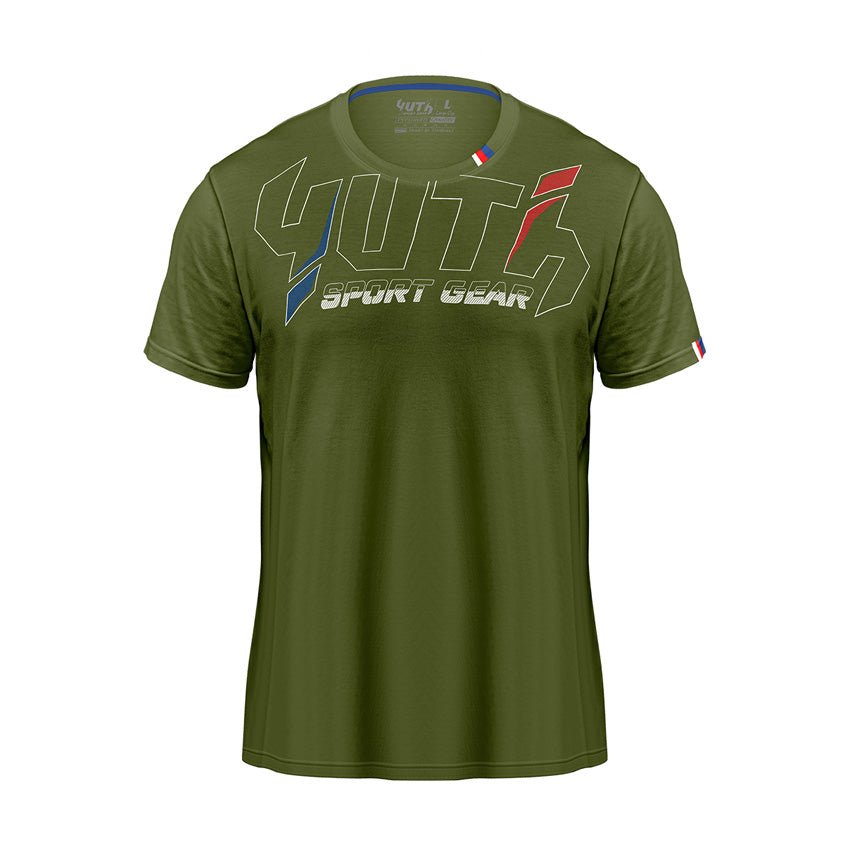 Army Green Yuth-Sport Gear T-Shirt Front