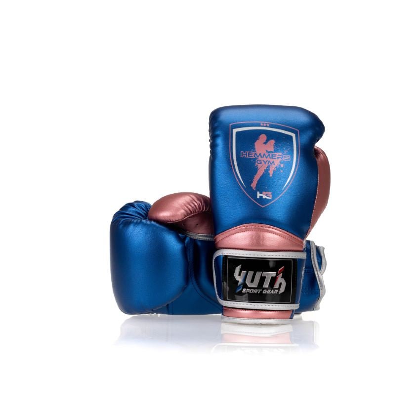Yuth x Hemmers Gym Metallic Blue/Pink Boxing Gloves - Fight.ShopBoxing GlovesYuth x Hemmers Gym8oz