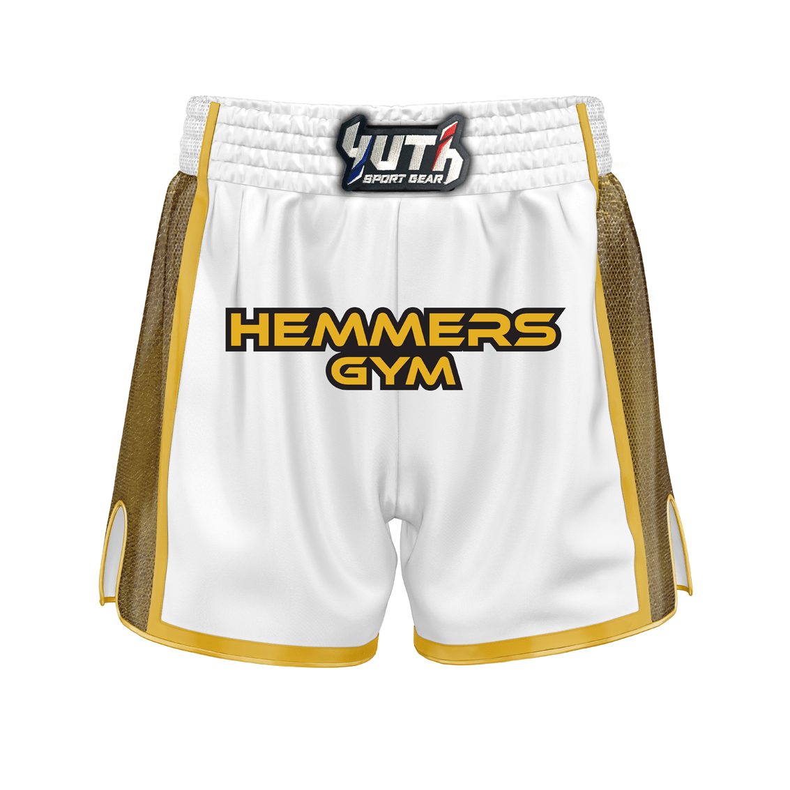 Yuth X Hemmers Gym Muay Thai Short - Fight.ShopMuay Thai ShortYuth x Hemmers GymWhiteXS