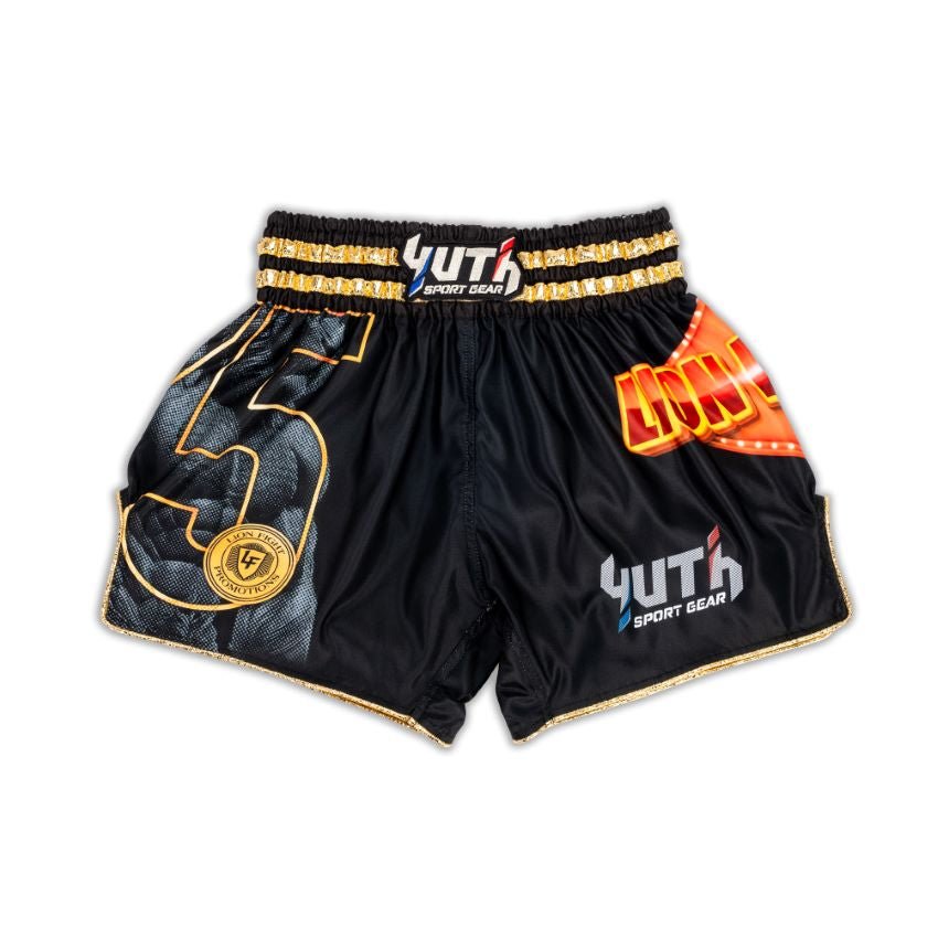 Yuth X Lion Fight Muay Thai Short - Fight.ShopMuay Thai ShortYuth X Lion FightBlackXS