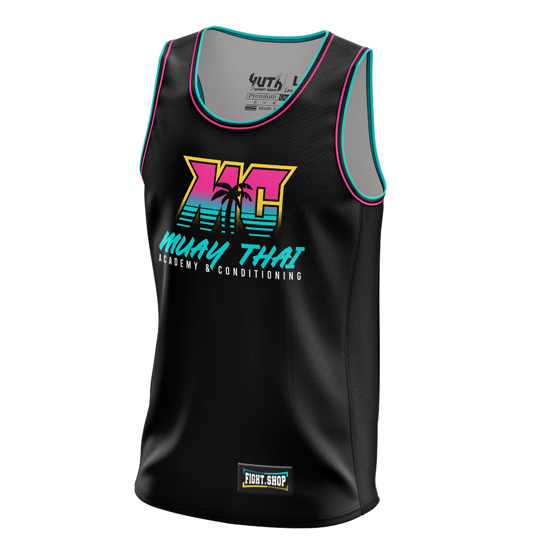 Yuth X MC Muay Thai Palm Jersey - Fight.ShopJerseyYuthXSBlack