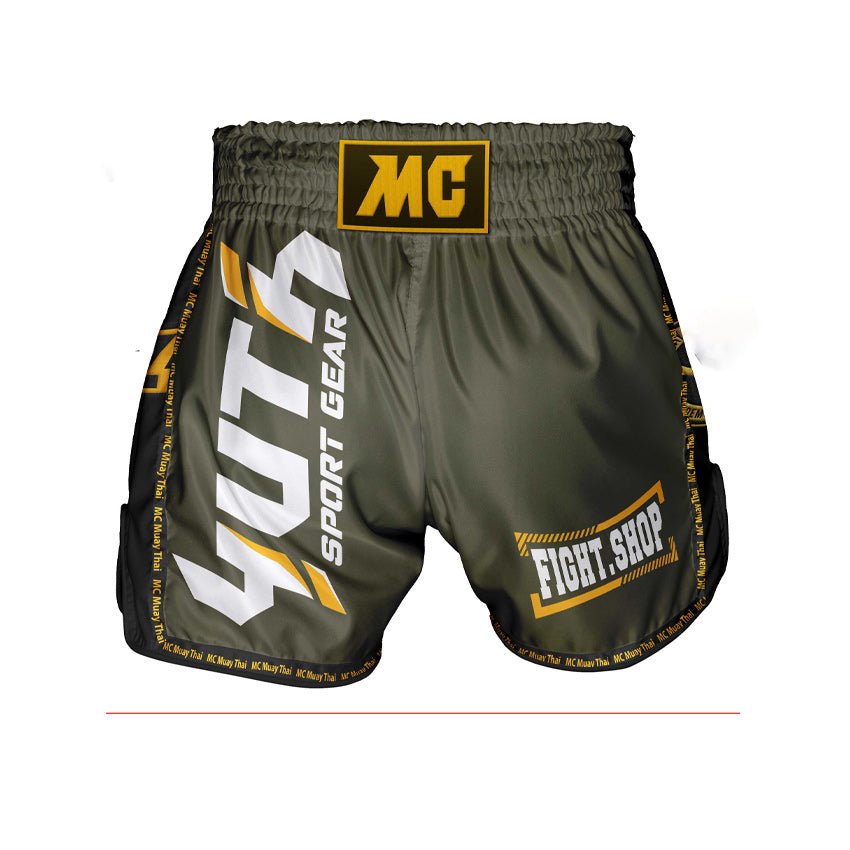 Yuth X MC Muay Thai Shorts - Fight.ShopMuay Thai ShortYuthArmy GreenXS