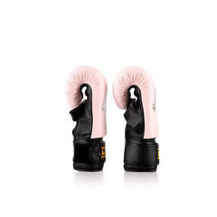 Black/Pink Danger Equipment Bag Boxing Gloves Side