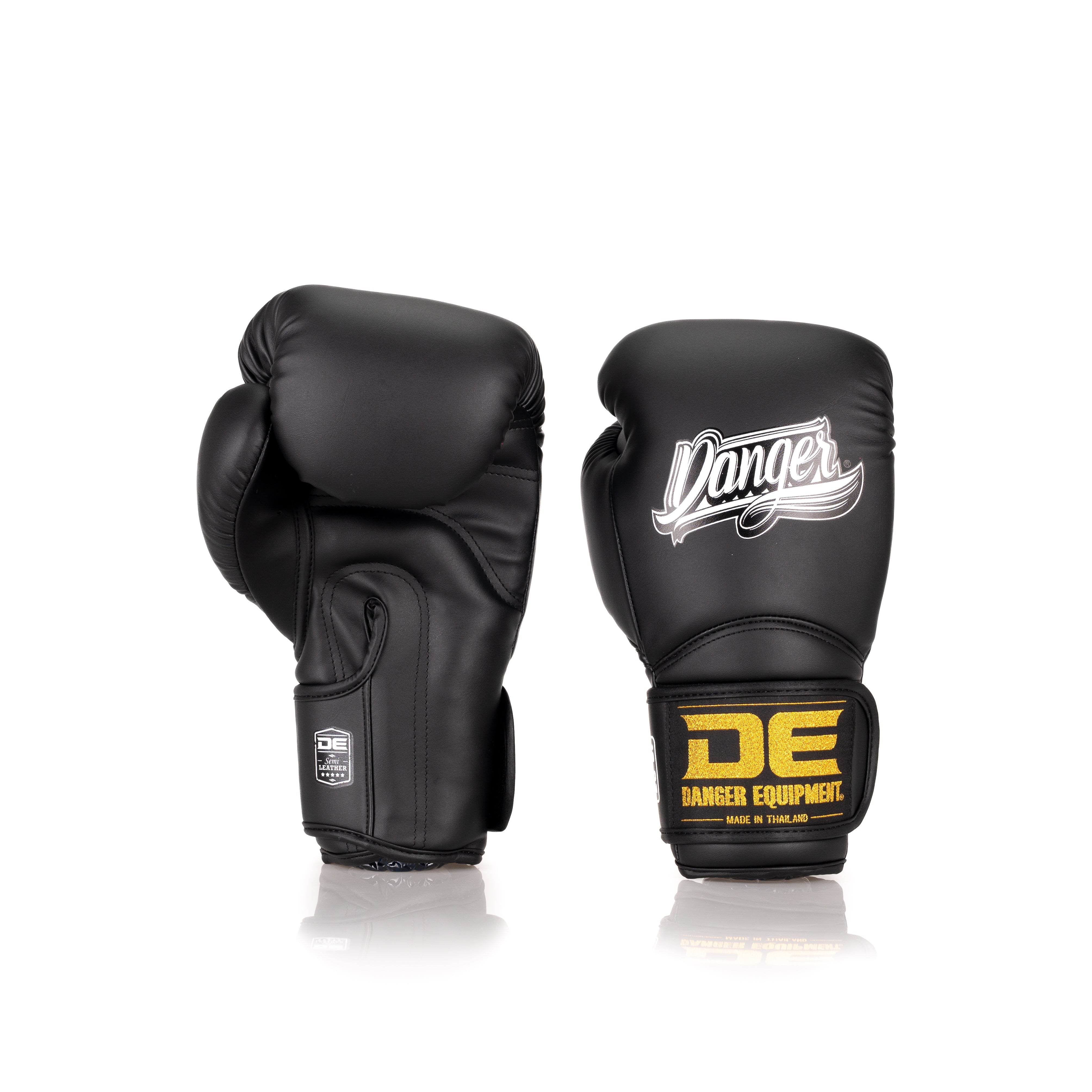 Black Danger Equipment The 'Rocket' Boxing Gloves Front/Back