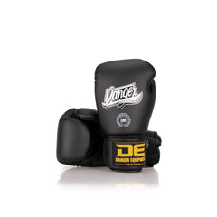 Black Danger Equipment Classic Thai Boxing Gloves Front/Back